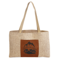 19" x 12" Tote Bags with 5" Leatherette Gusset
