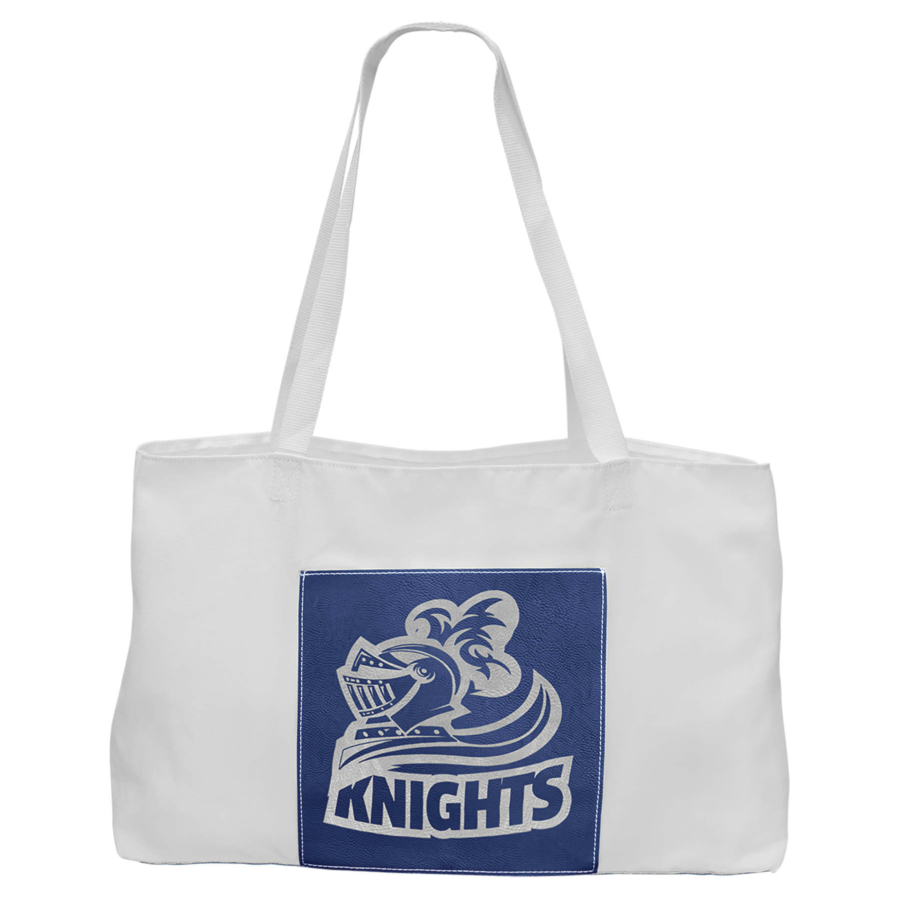 19" x 12" Tote Bags with 5" Leatherette Gusset