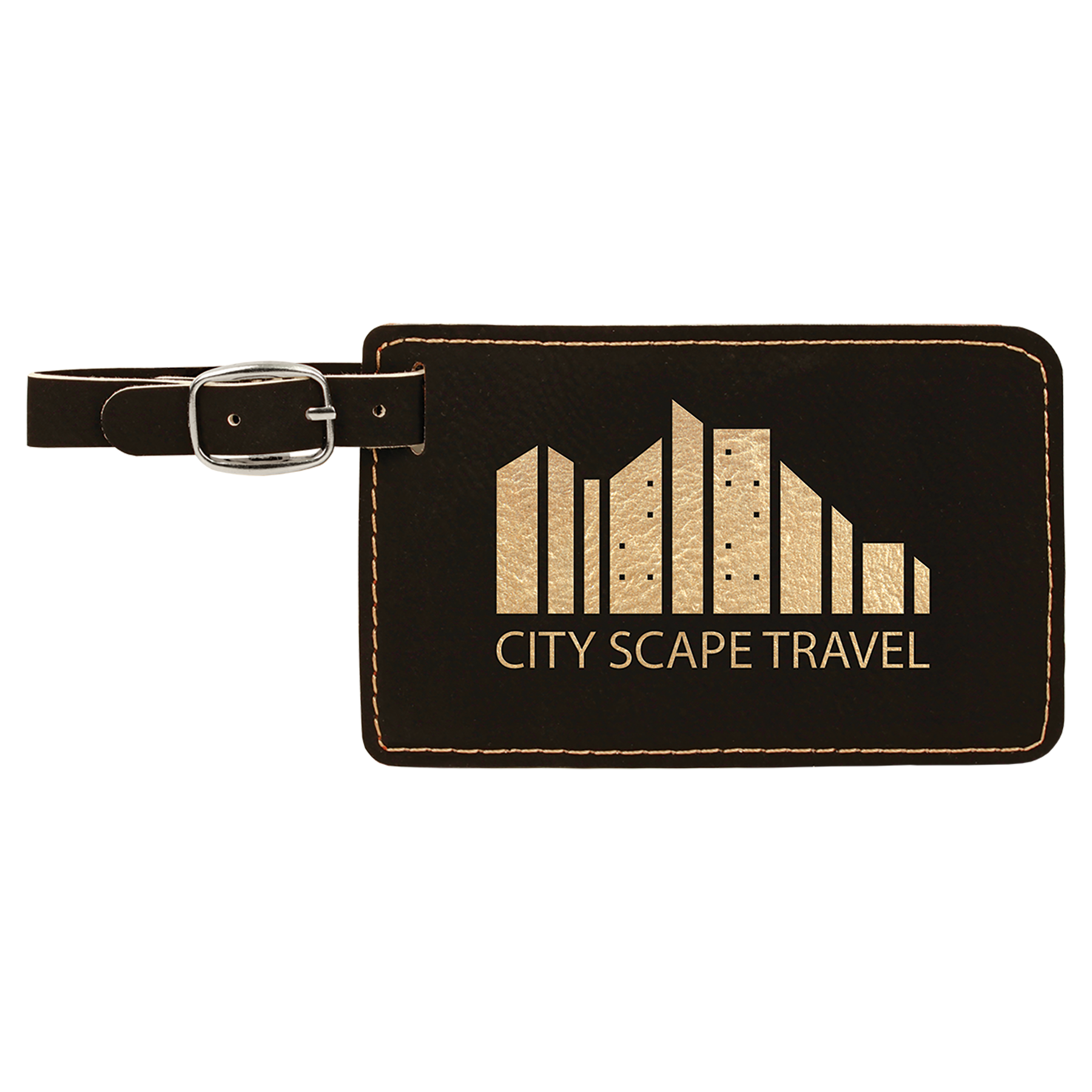 4-1/4" x 2-3/4" Leatherette Luggage Tags
