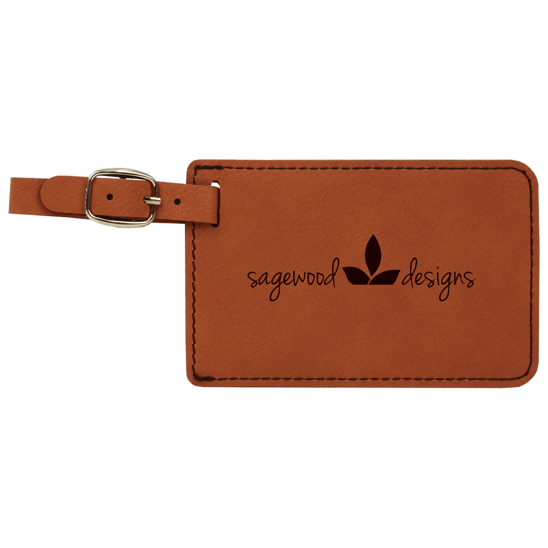 4-1/4" x 2-3/4" Leatherette Luggage Tags