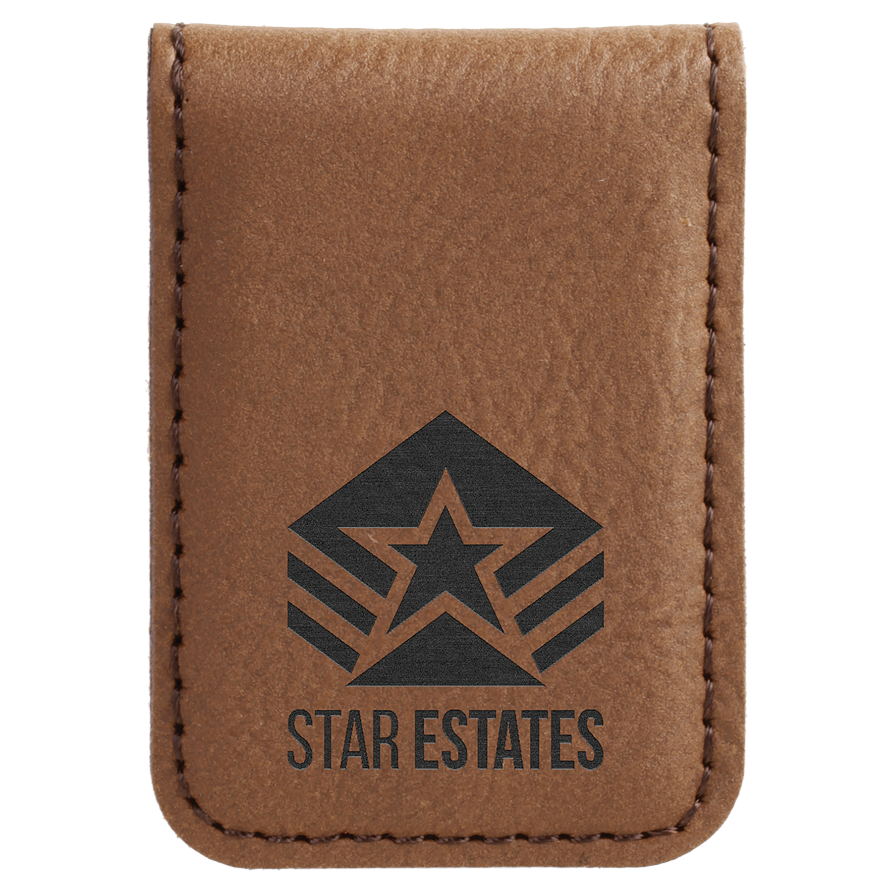 1-3/4" x 2-1/2" Leatherette Money Clips