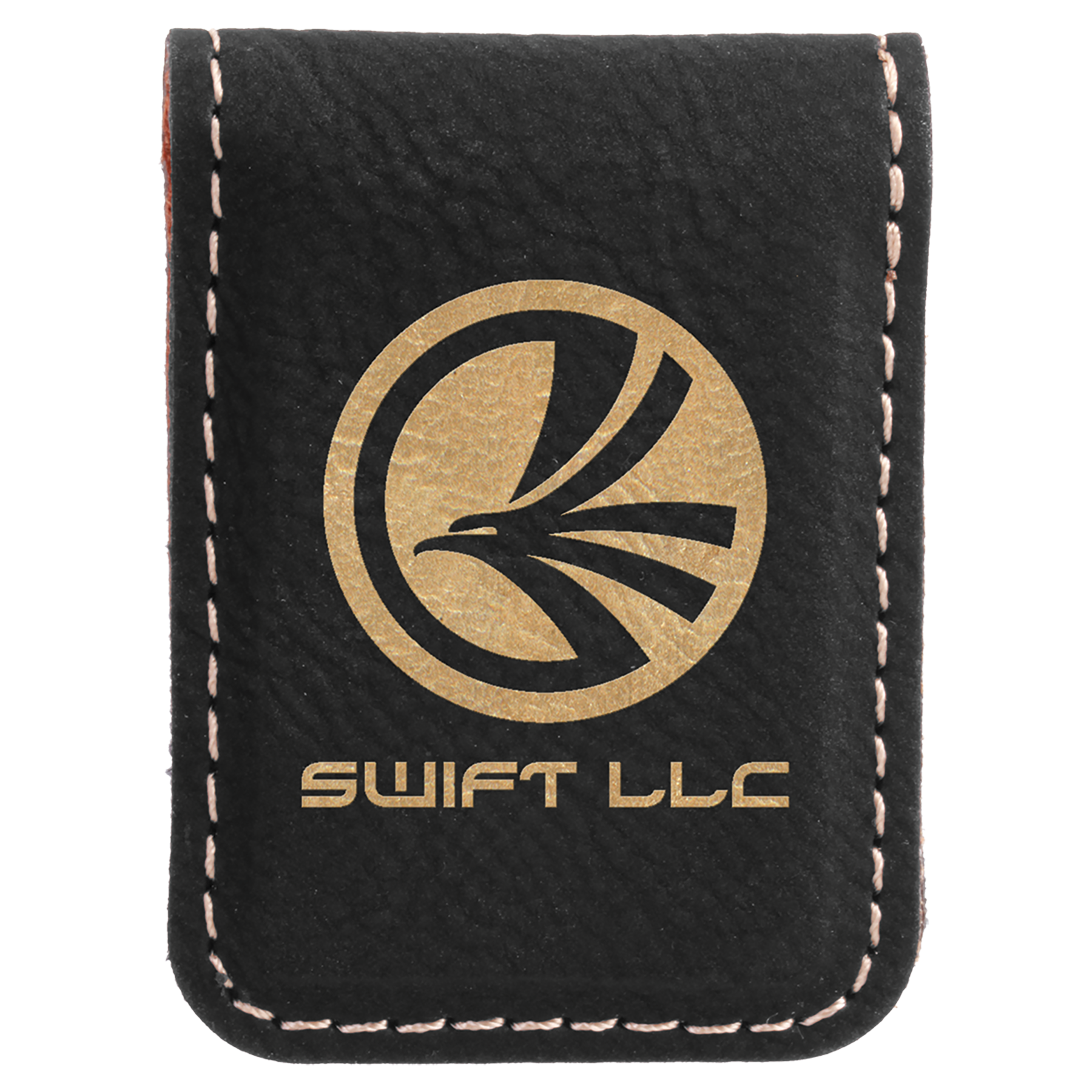 1-3/4" x 2-1/2" Leatherette Money Clips