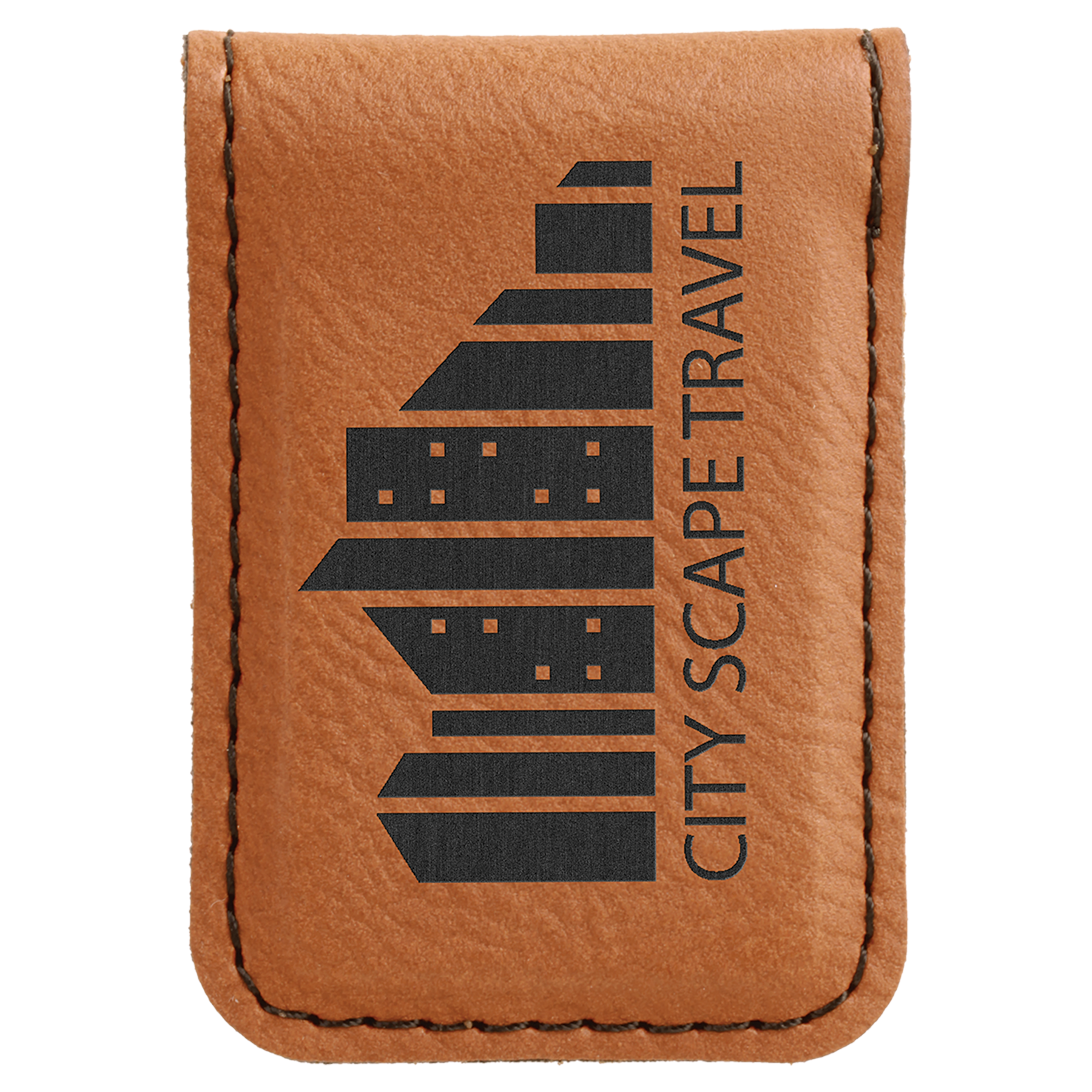 1-3/4" x 2-1/2" Leatherette Money Clips