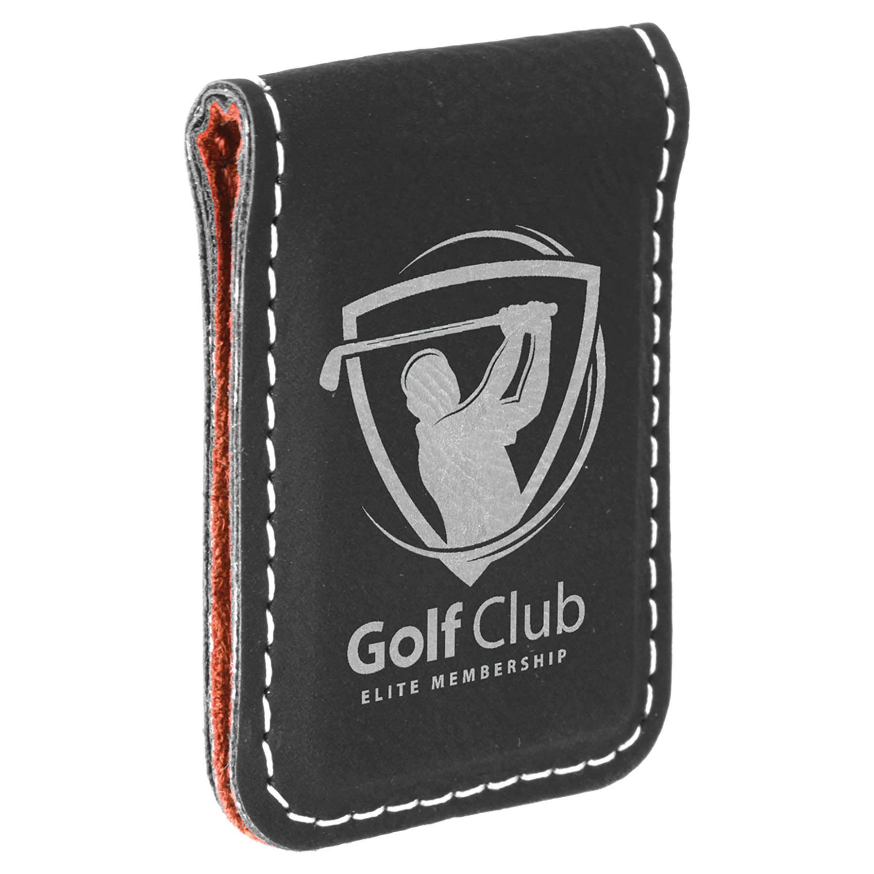 1-3/4" x 2-1/2" Leatherette Money Clips