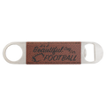 1-1/2" x 7" Bottle Opener with Leatherette Grip