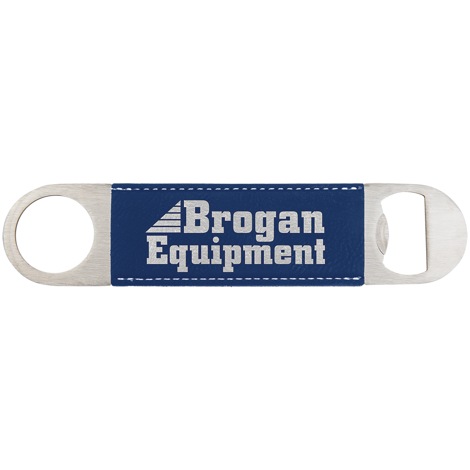 1-1/2" x 7" Bottle Opener with Leatherette Grip