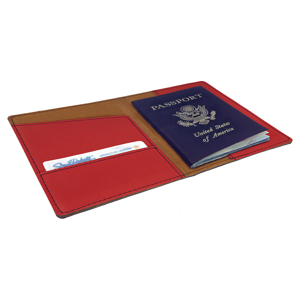 4-1/4" x 5-1/2" Leatherette Passport Holders