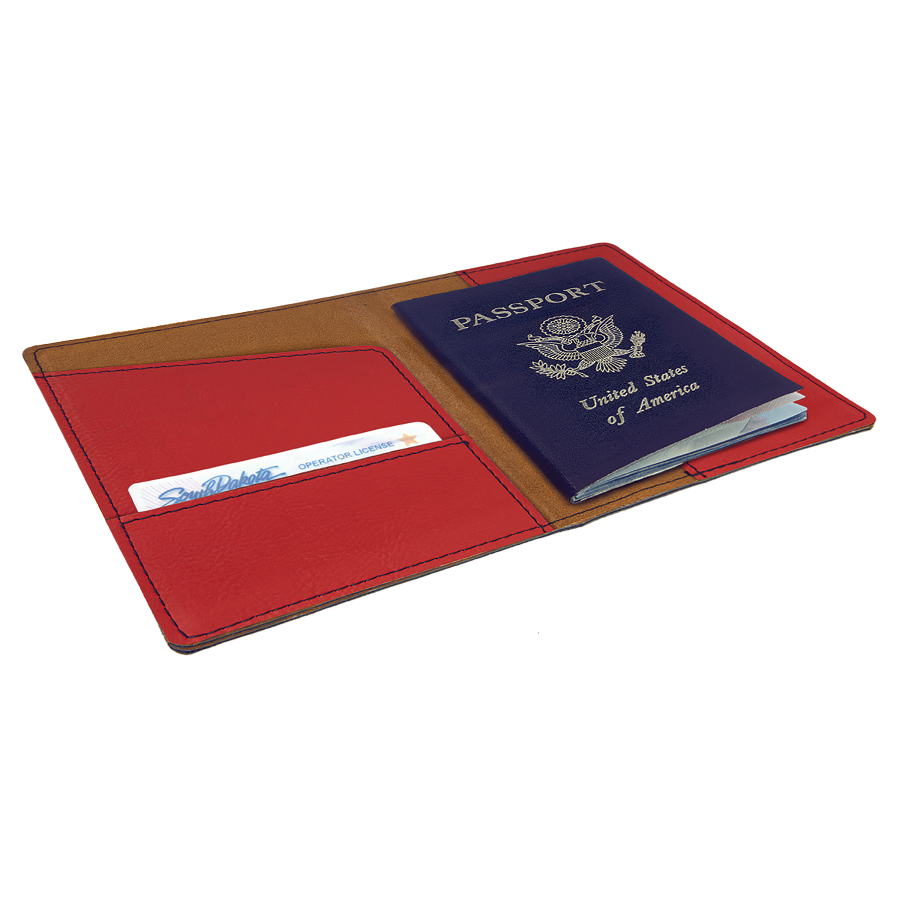 4-1/4" x 5-1/2" Leatherette Passport Holders