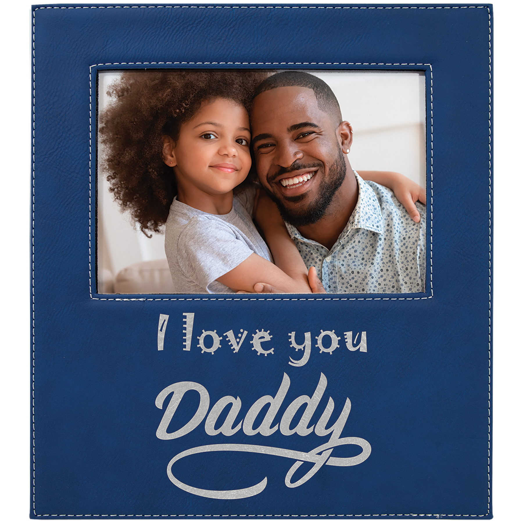 Leatherette Picture Frames with Engraving Area