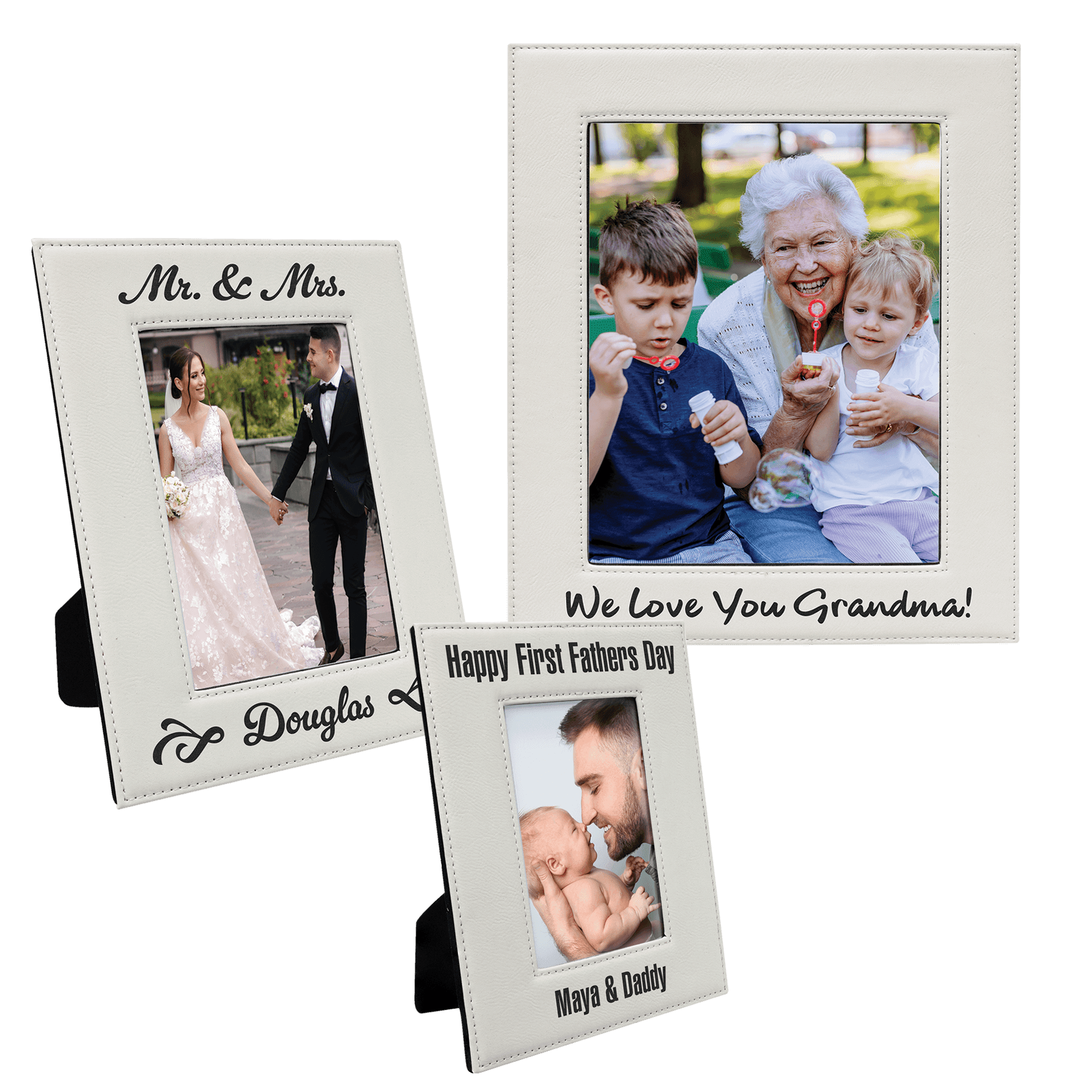 Leatherette Picture Frames