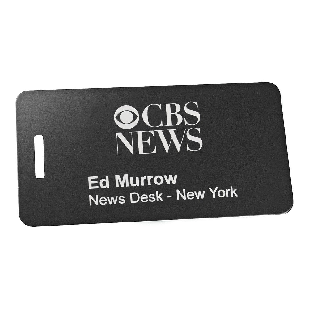 Anodized Aluminum Luggage Tags