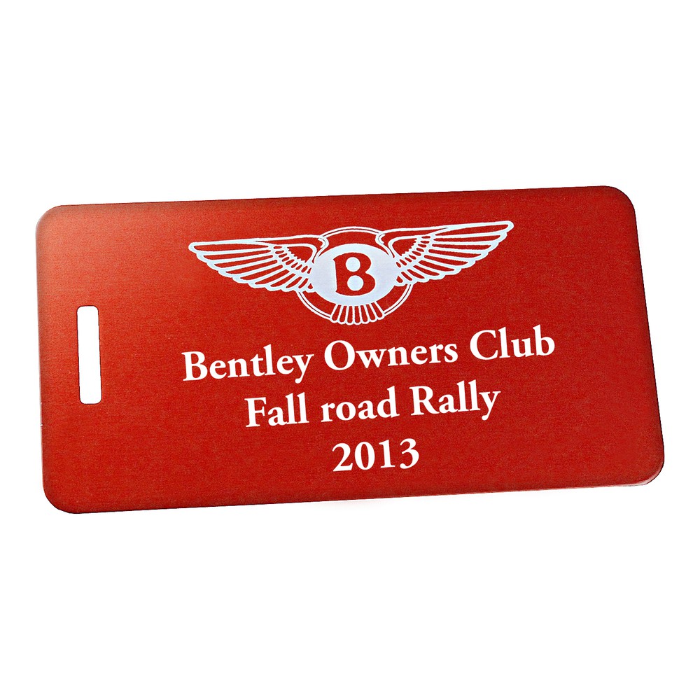 Anodized Aluminum Luggage Tags