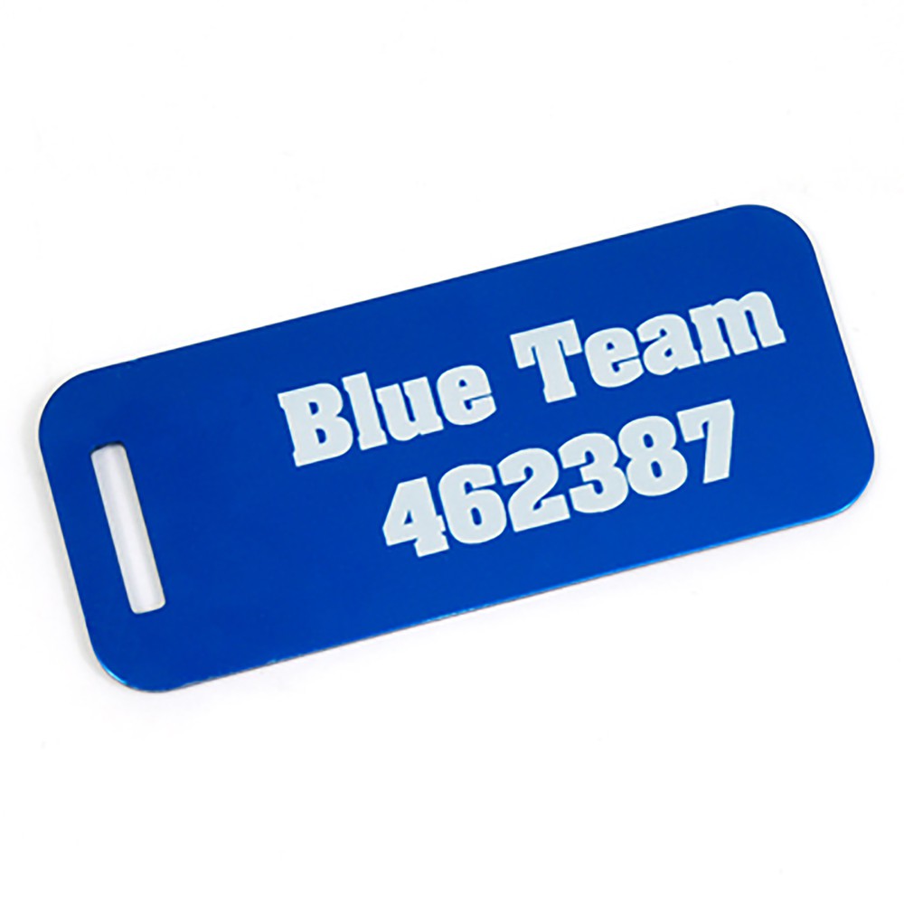 Anodized Aluminum Luggage Tags