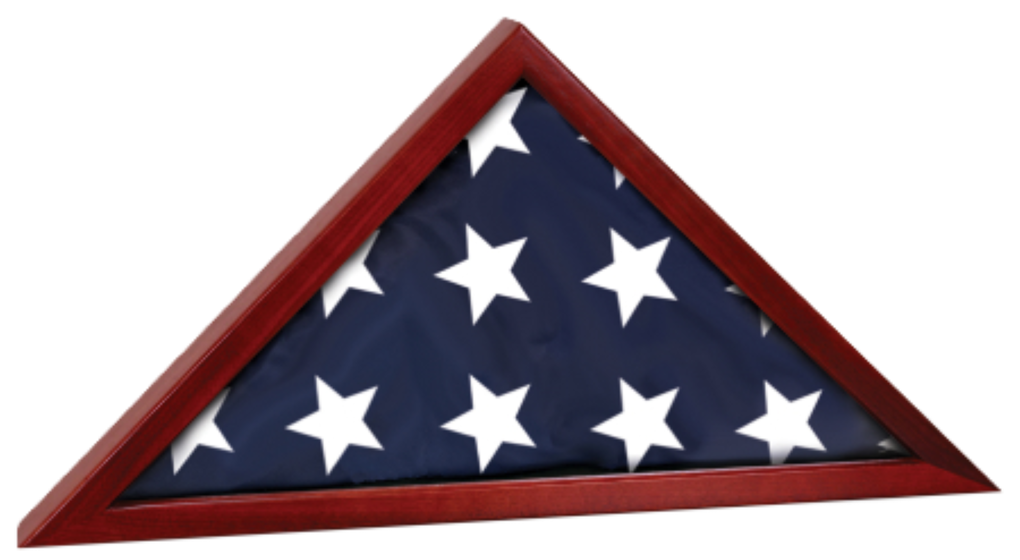 Flag Display Case with Attached Base