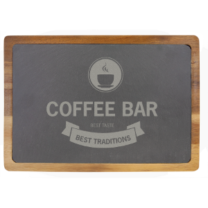 Acacia Wood/Slate Cutting Boards