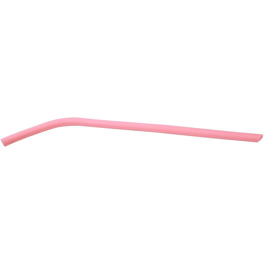 Pink 10" Small Silicone Straw